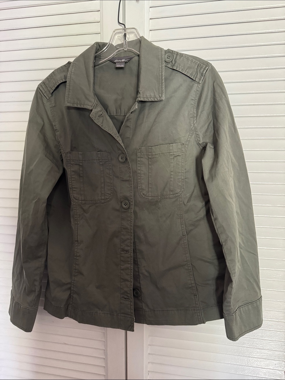Eddie Bauer Olive Utility Jacket